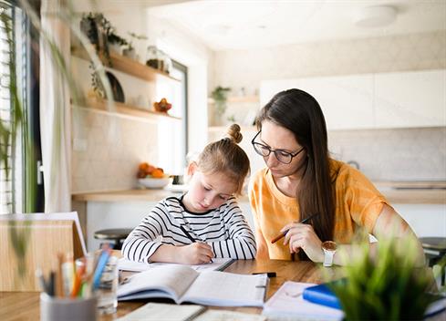 relocated family remote learning