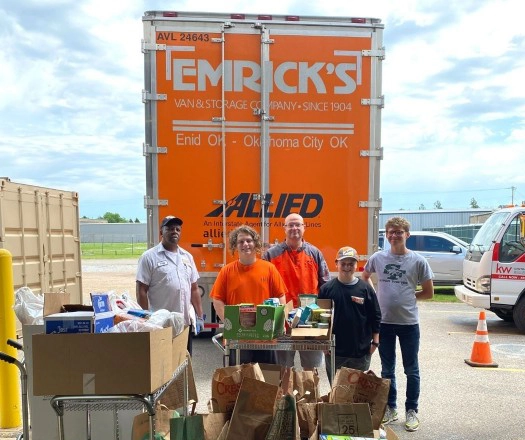 Emricks Allied partners with Move For Hunger