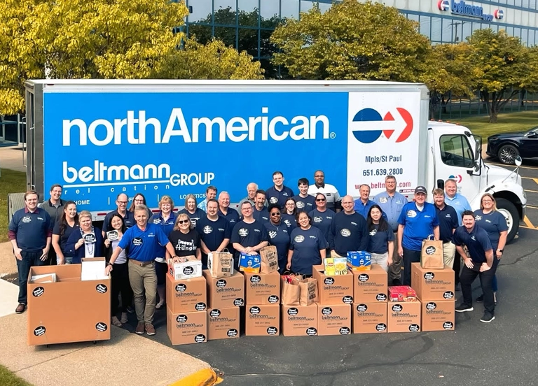 North American Beltmann Group partners with Move For Hunger