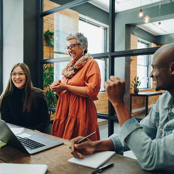 Group of people at a meeting