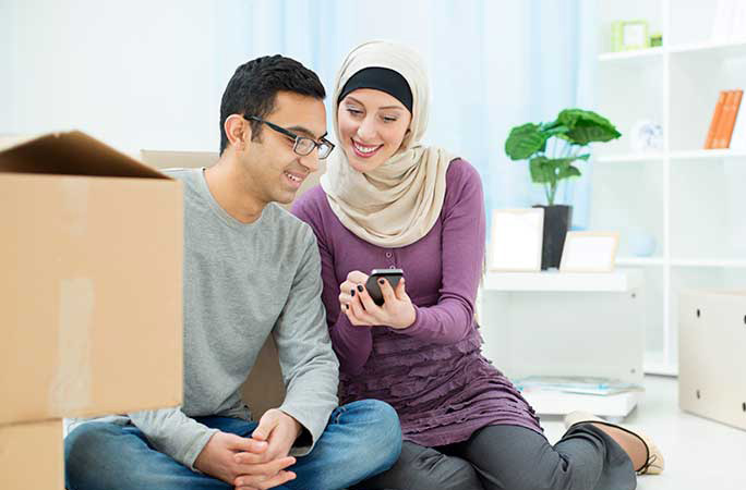 Middle-East-Couple-Packing-for-Move
