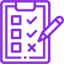 Compliance Icon in Vivid Violet