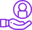 Local Support Icon in Vivid Violet